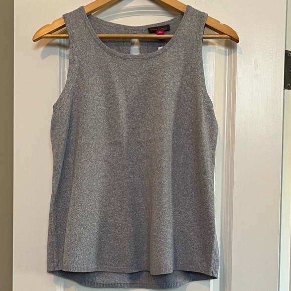 ✨ NWT Vince Camuto Crewneck Sweater Tank - Size Small - Gray - Picture 6 of 10
